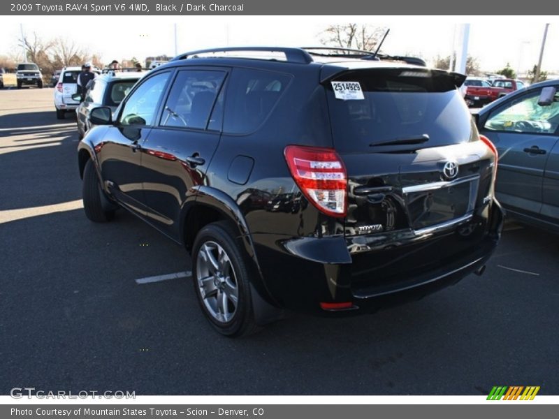 Black / Dark Charcoal 2009 Toyota RAV4 Sport V6 4WD