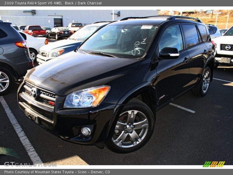 Black / Dark Charcoal 2009 Toyota RAV4 Sport V6 4WD
