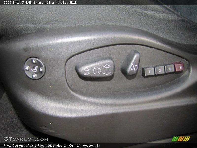 Titanium Silver Metallic / Black 2005 BMW X5 4.4i