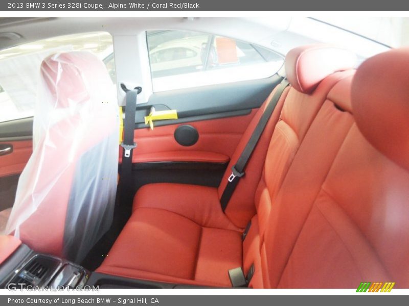 Alpine White / Coral Red/Black 2013 BMW 3 Series 328i Coupe