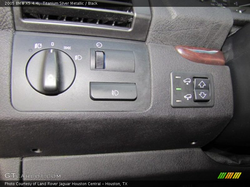 Titanium Silver Metallic / Black 2005 BMW X5 4.4i