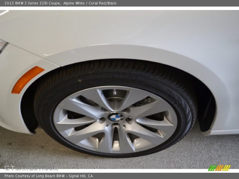 Alpine White / Coral Red/Black 2013 BMW 3 Series 328i Coupe