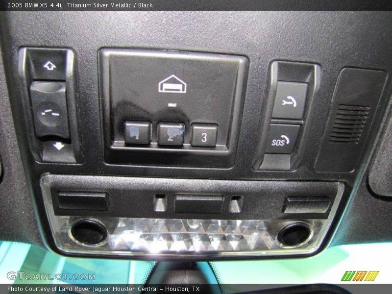 Titanium Silver Metallic / Black 2005 BMW X5 4.4i