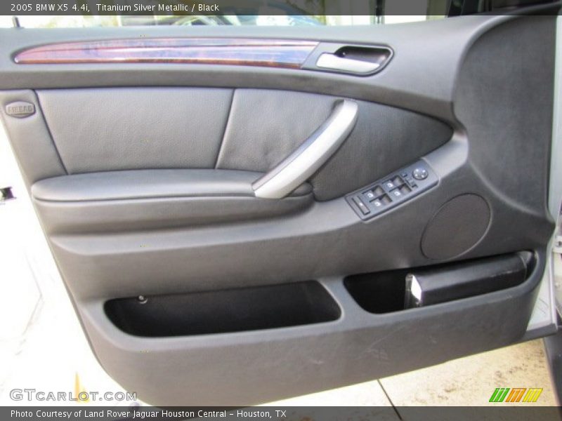 Titanium Silver Metallic / Black 2005 BMW X5 4.4i