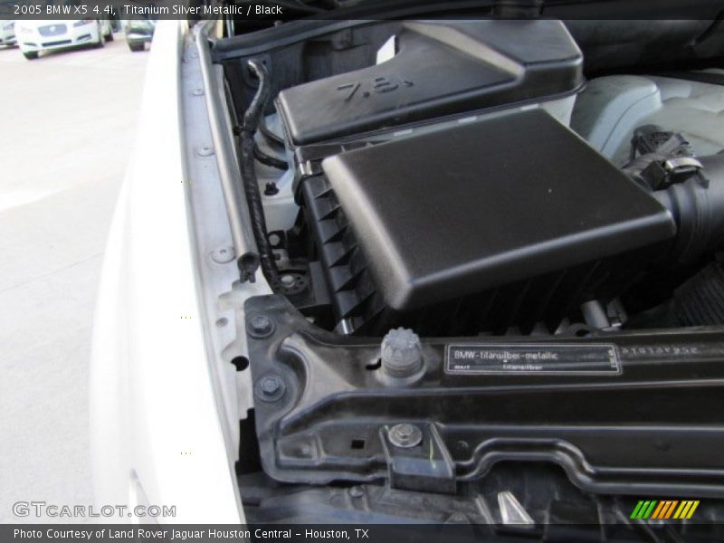 Titanium Silver Metallic / Black 2005 BMW X5 4.4i