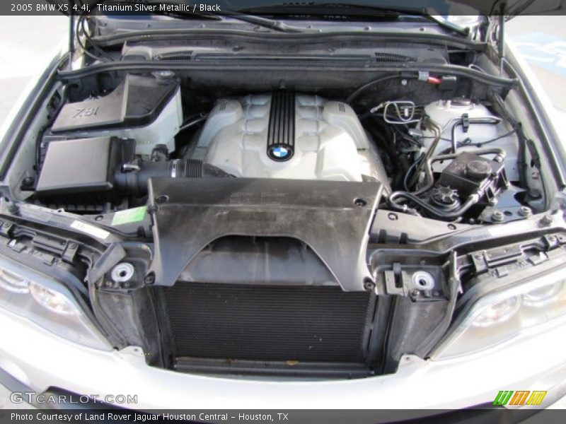 Titanium Silver Metallic / Black 2005 BMW X5 4.4i