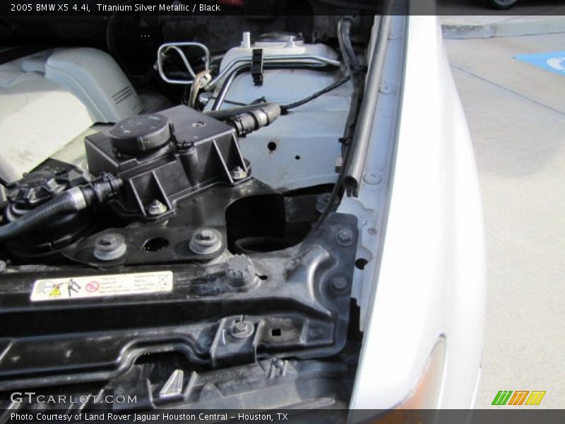 Titanium Silver Metallic / Black 2005 BMW X5 4.4i