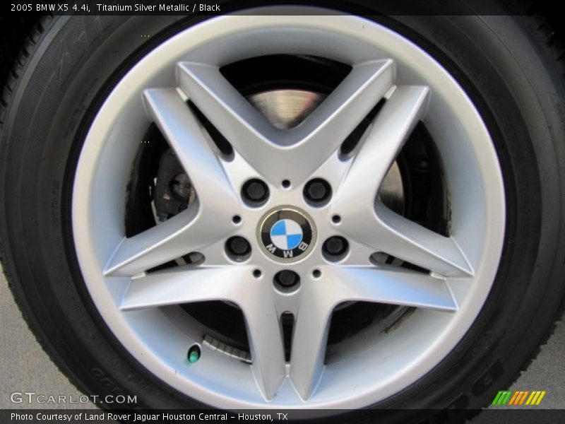 Titanium Silver Metallic / Black 2005 BMW X5 4.4i