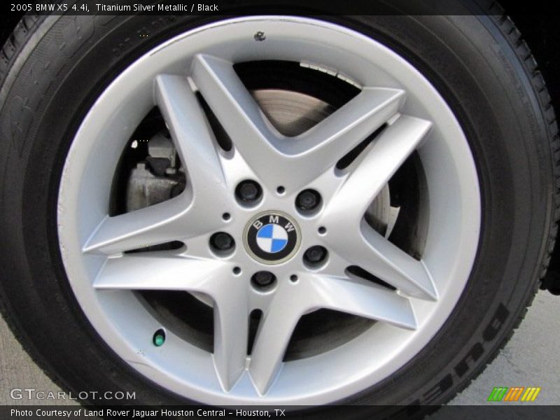 Titanium Silver Metallic / Black 2005 BMW X5 4.4i