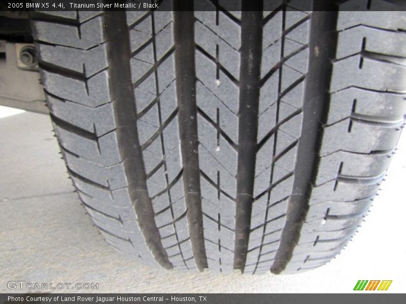 Titanium Silver Metallic / Black 2005 BMW X5 4.4i