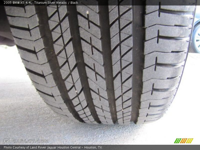 Titanium Silver Metallic / Black 2005 BMW X5 4.4i