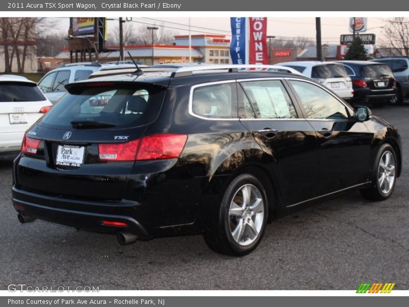 Crystal Black Pearl / Ebony 2011 Acura TSX Sport Wagon