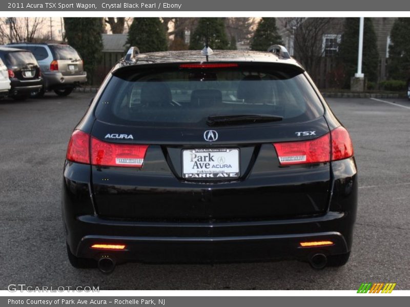 Crystal Black Pearl / Ebony 2011 Acura TSX Sport Wagon