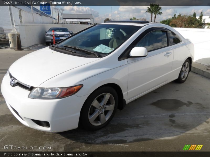 Taffeta White / Ivory 2007 Honda Civic EX Coupe