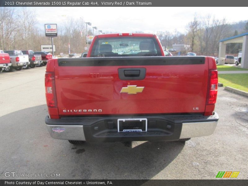 Victory Red / Dark Titanium 2013 Chevrolet Silverado 1500 LS Regular Cab 4x4