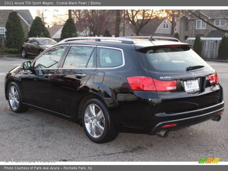 Crystal Black Pearl / Ebony 2011 Acura TSX Sport Wagon