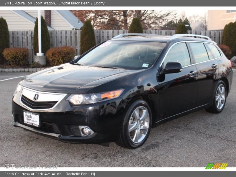 Crystal Black Pearl / Ebony 2011 Acura TSX Sport Wagon