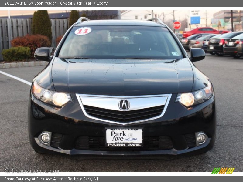 Crystal Black Pearl / Ebony 2011 Acura TSX Sport Wagon