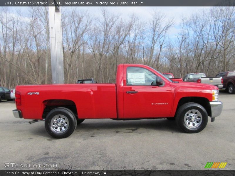 Victory Red / Dark Titanium 2013 Chevrolet Silverado 1500 LS Regular Cab 4x4