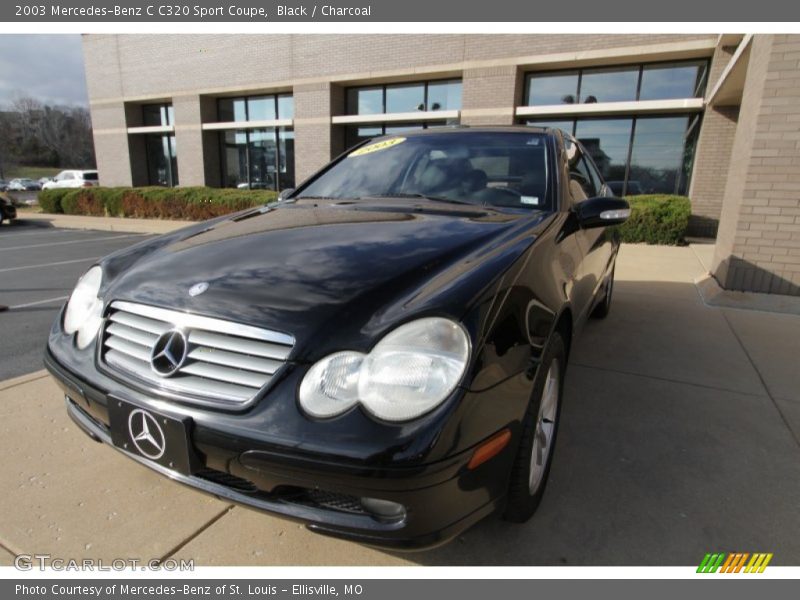 Black / Charcoal 2003 Mercedes-Benz C C320 Sport Coupe