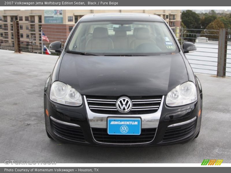 Black / Pure Beige 2007 Volkswagen Jetta Wolfsburg Edition Sedan