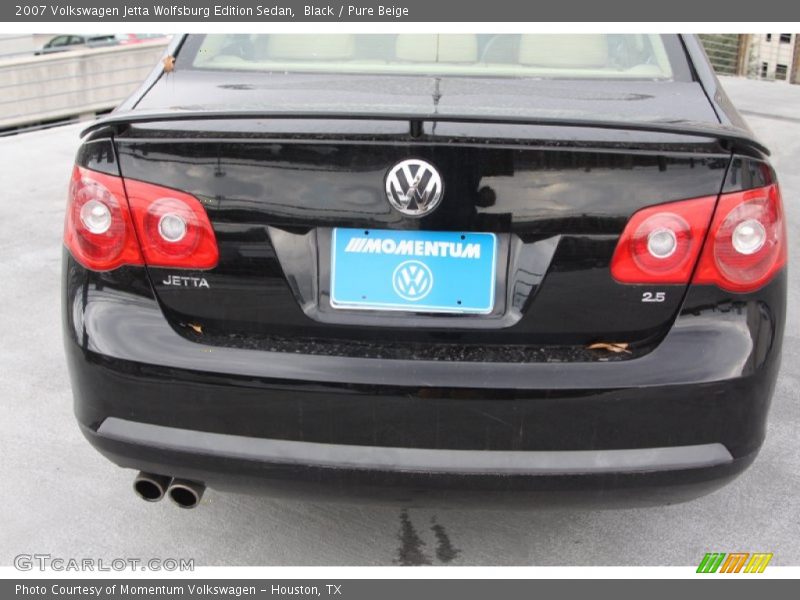 Black / Pure Beige 2007 Volkswagen Jetta Wolfsburg Edition Sedan