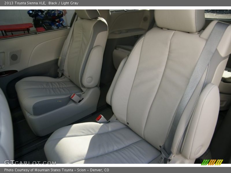Black / Light Gray 2013 Toyota Sienna XLE