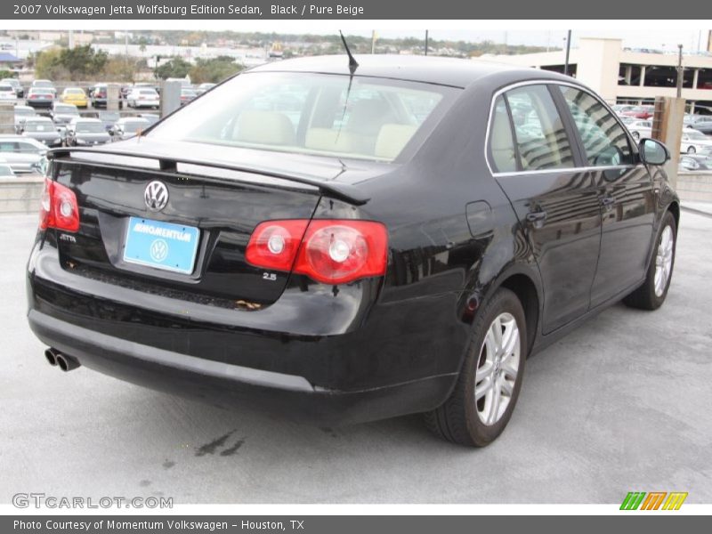 Black / Pure Beige 2007 Volkswagen Jetta Wolfsburg Edition Sedan
