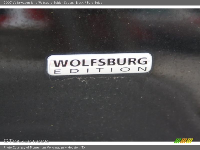 Black / Pure Beige 2007 Volkswagen Jetta Wolfsburg Edition Sedan