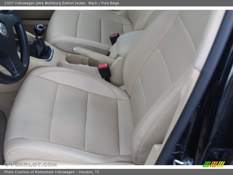 Black / Pure Beige 2007 Volkswagen Jetta Wolfsburg Edition Sedan