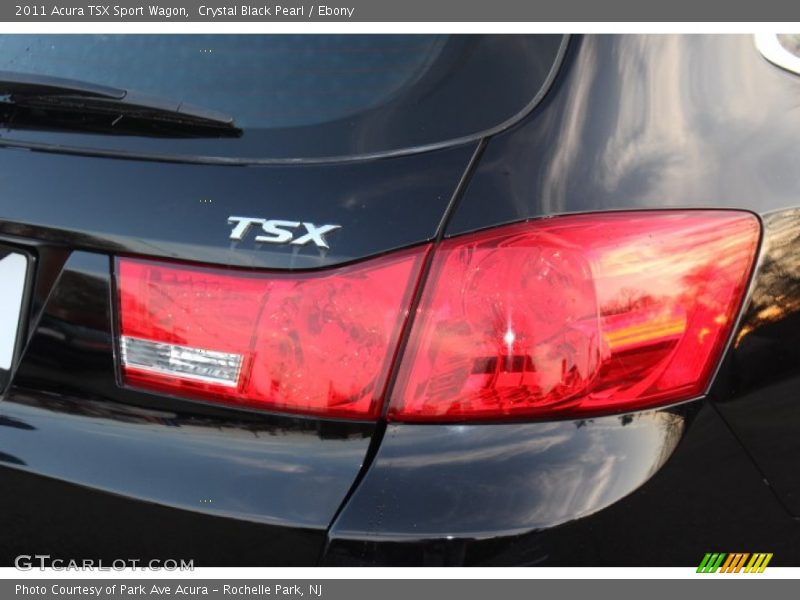 Crystal Black Pearl / Ebony 2011 Acura TSX Sport Wagon