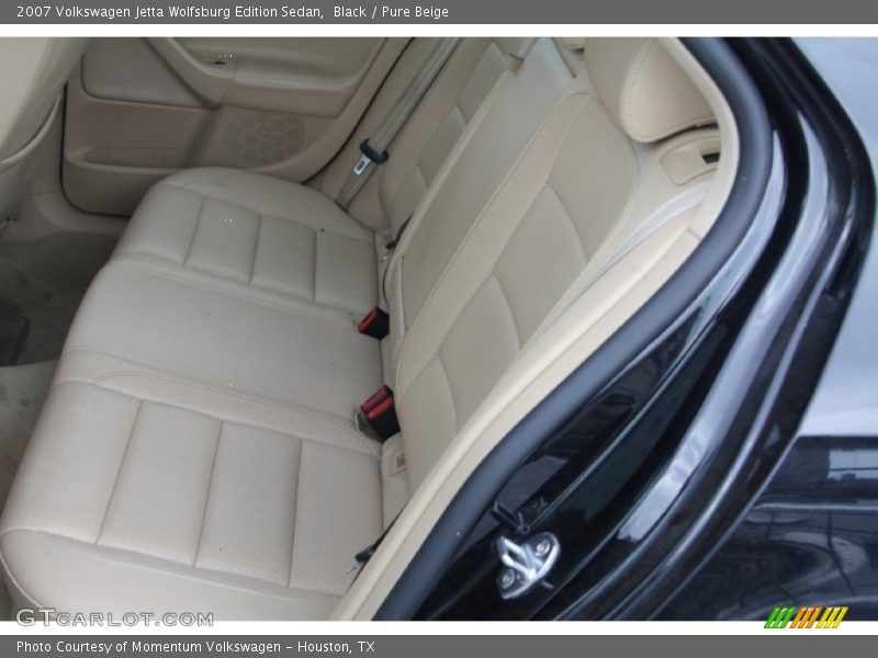 Black / Pure Beige 2007 Volkswagen Jetta Wolfsburg Edition Sedan
