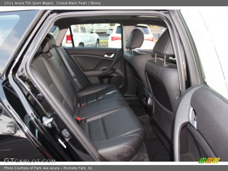 Crystal Black Pearl / Ebony 2011 Acura TSX Sport Wagon