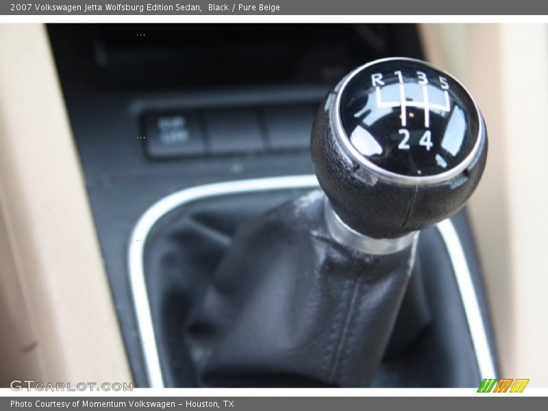 Black / Pure Beige 2007 Volkswagen Jetta Wolfsburg Edition Sedan