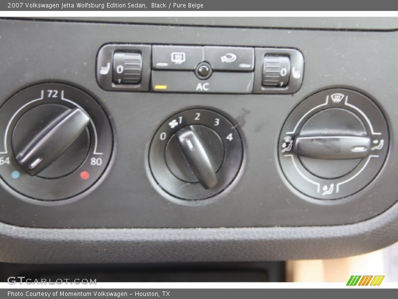 Black / Pure Beige 2007 Volkswagen Jetta Wolfsburg Edition Sedan