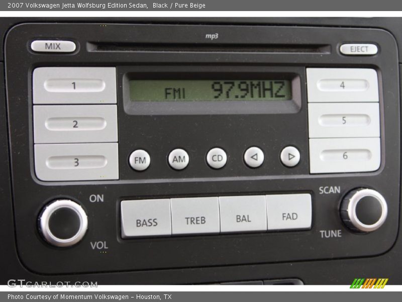 Black / Pure Beige 2007 Volkswagen Jetta Wolfsburg Edition Sedan