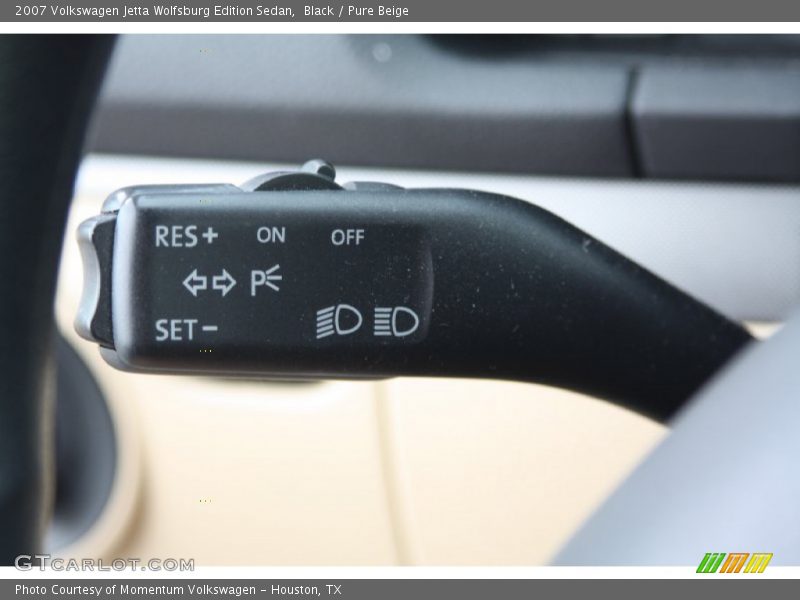 Black / Pure Beige 2007 Volkswagen Jetta Wolfsburg Edition Sedan