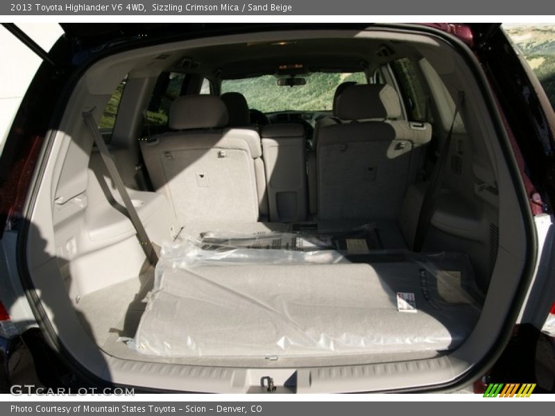 Sizzling Crimson Mica / Sand Beige 2013 Toyota Highlander V6 4WD