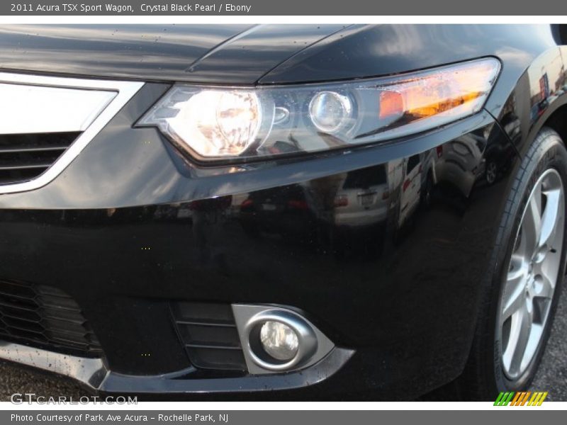 Crystal Black Pearl / Ebony 2011 Acura TSX Sport Wagon