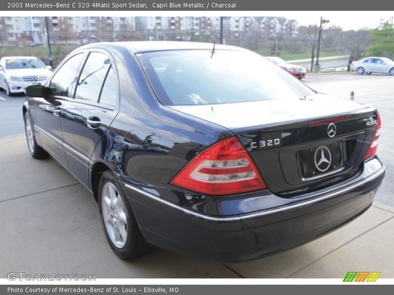 Capri Blue Metallic / Charcoal 2003 Mercedes-Benz C 320 4Matic Sport Sedan