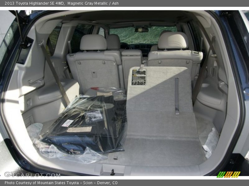 Magnetic Gray Metallic / Ash 2013 Toyota Highlander SE 4WD