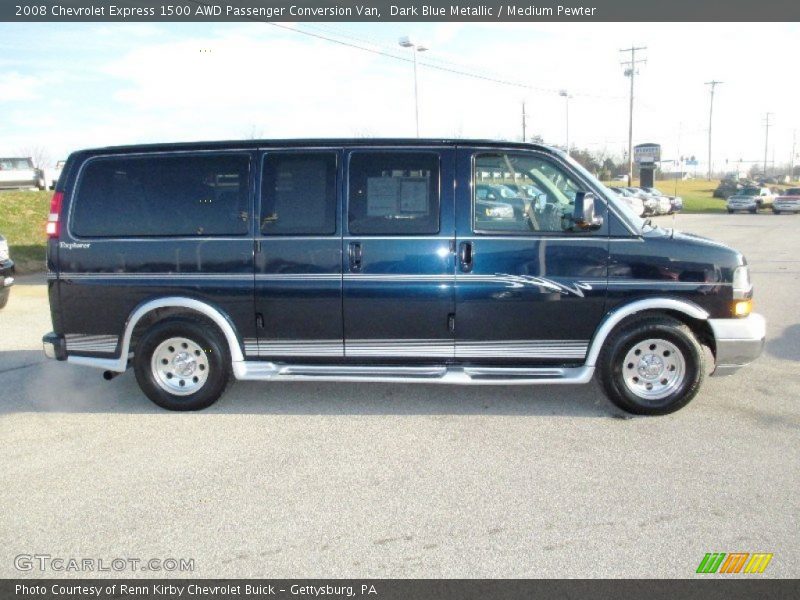  2008 Express 1500 AWD Passenger Conversion Van Dark Blue Metallic