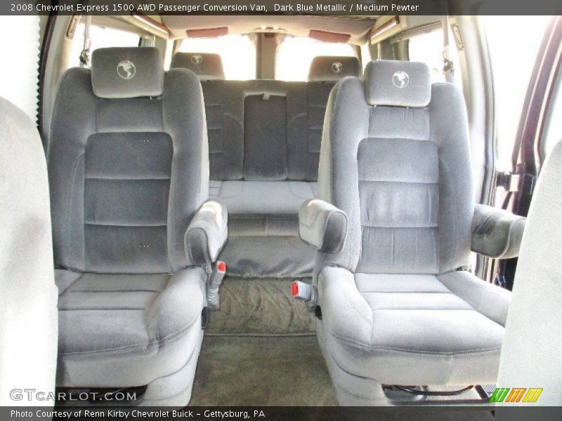 Rear Seat of 2008 Express 1500 AWD Passenger Conversion Van