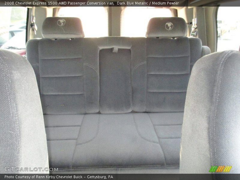 Dark Blue Metallic / Medium Pewter 2008 Chevrolet Express 1500 AWD Passenger Conversion Van