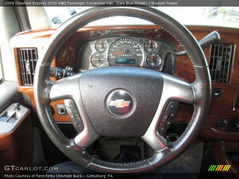 2008 Express 1500 AWD Passenger Conversion Van Steering Wheel