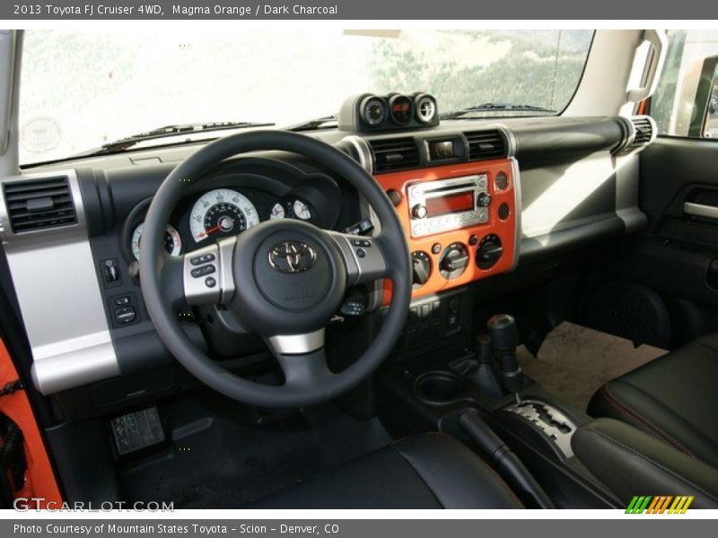 Magma Orange / Dark Charcoal 2013 Toyota FJ Cruiser 4WD