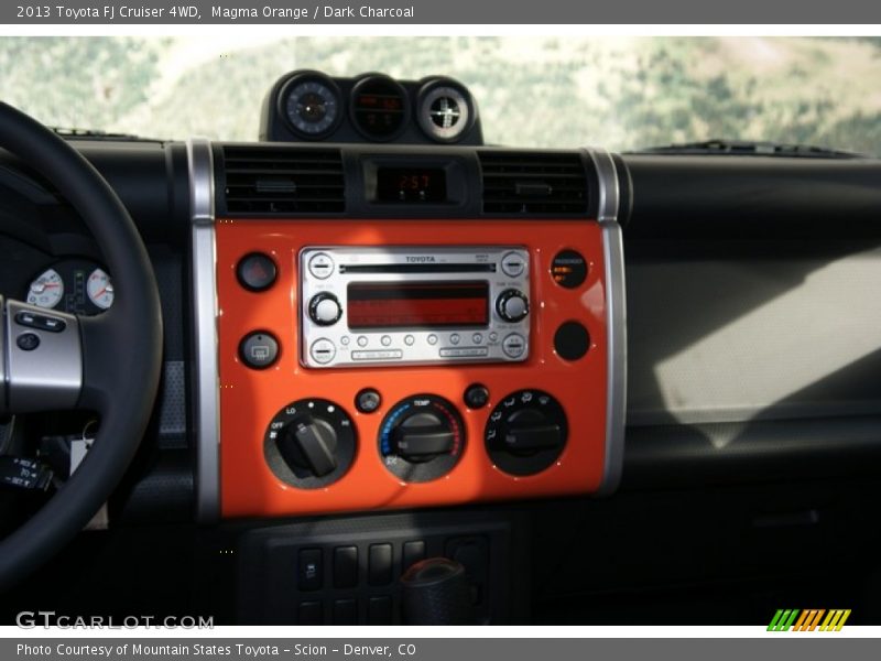 Magma Orange / Dark Charcoal 2013 Toyota FJ Cruiser 4WD