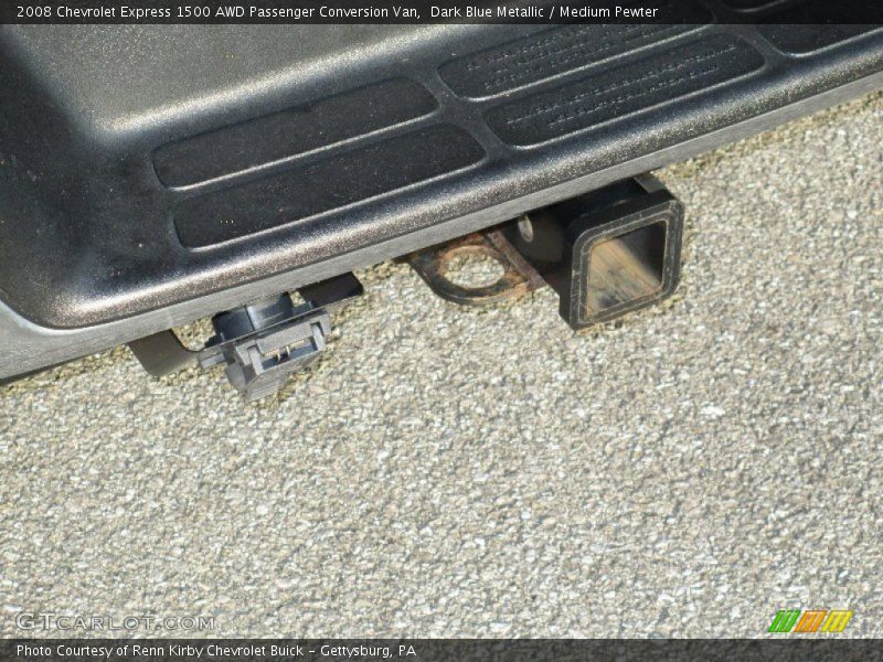 Dark Blue Metallic / Medium Pewter 2008 Chevrolet Express 1500 AWD Passenger Conversion Van