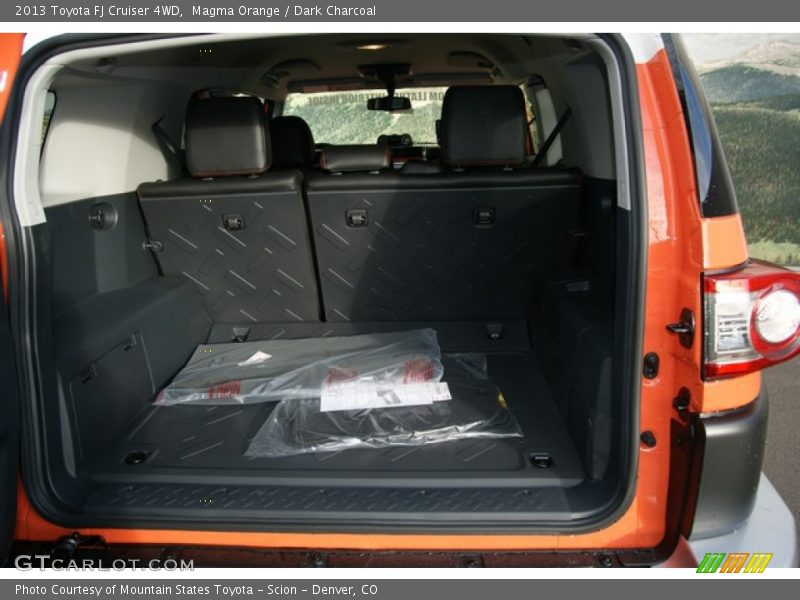 Magma Orange / Dark Charcoal 2013 Toyota FJ Cruiser 4WD