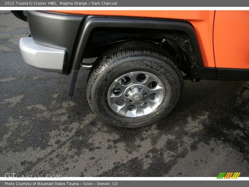Magma Orange / Dark Charcoal 2013 Toyota FJ Cruiser 4WD